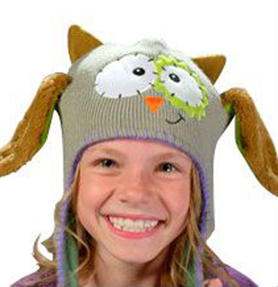 Flipeez Curious Owl Action Hat