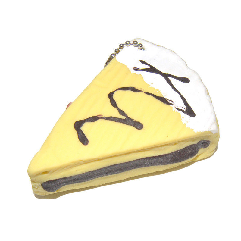 Scented Squishy Keychain Cheese