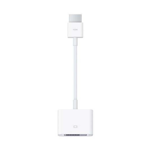 Apple - Video adapter - F 24 pin digital DVI to M 19 pin HDMI Type A