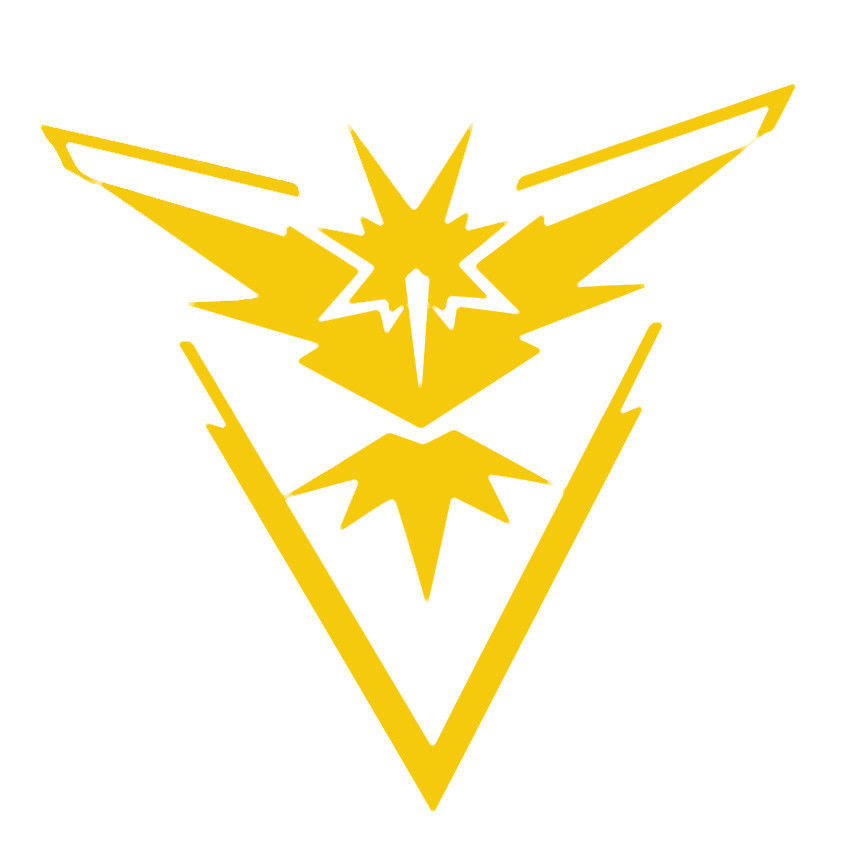Pokemon Go Instinct Team Mystic Window Decal