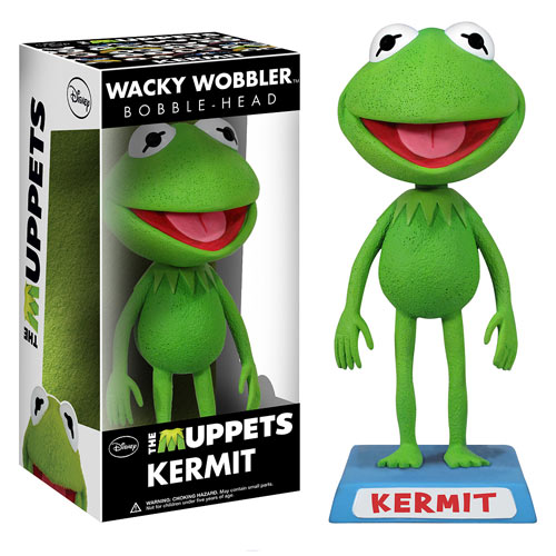 The Muppets Kermit the Frog Wacky Wobbler Bobblehead