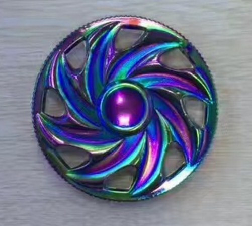 Aemotoy Multicolor Hand Spinner Metal Bearing Fan High Speed Stainless Steel