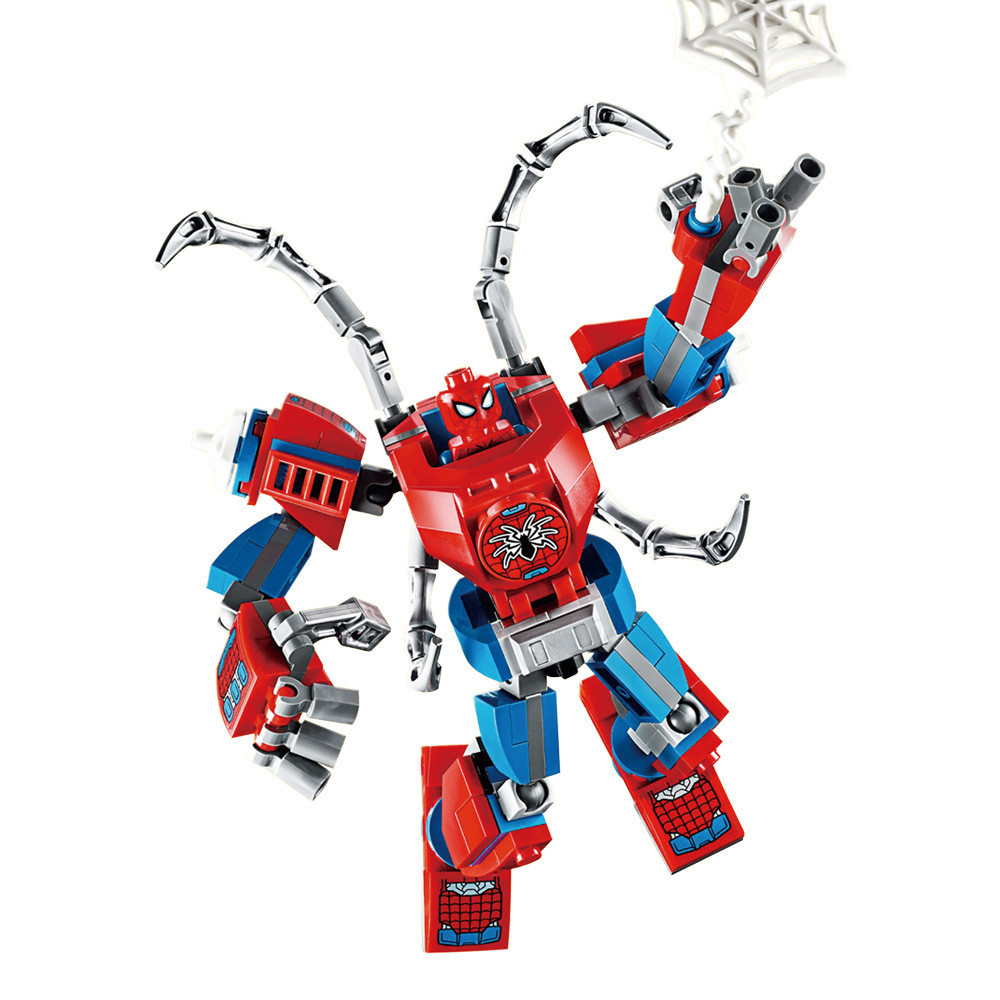 Spider Man Marvel Custom Brick Buildable Figure