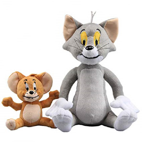 Tom and Jerry Deluxe 14" Plush Set