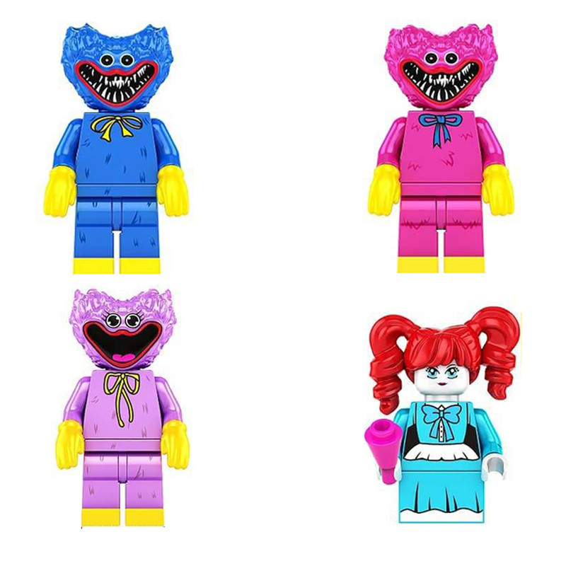Poppy Playtime Brick Minifigure Custom Set 4 Pcs