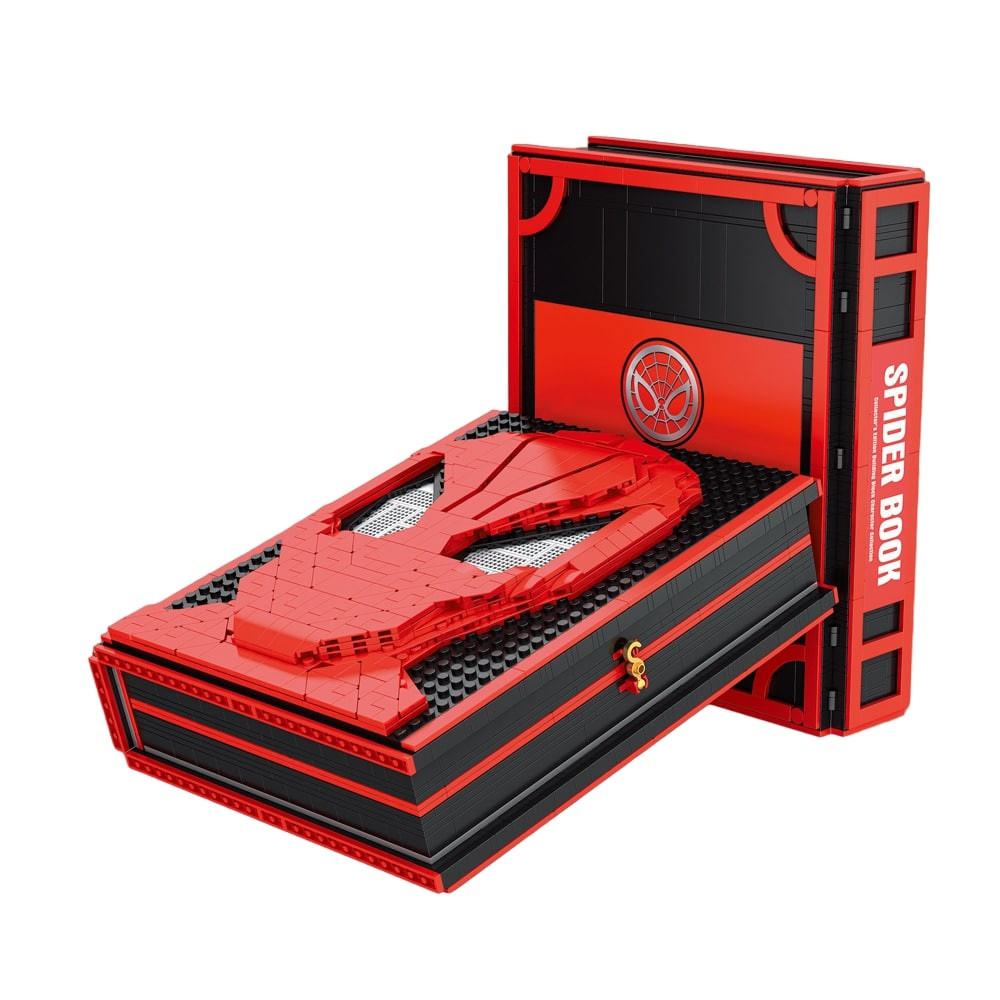 Spider Book Spider Man Collection Brick Building Kit With Minifigure Set
