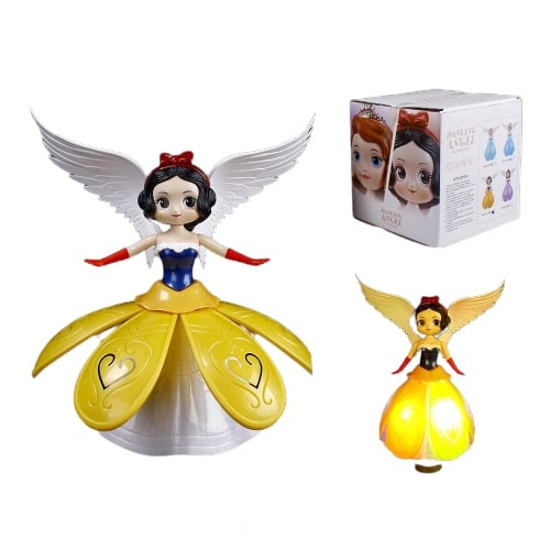 Flutterbye Snow White Flying Fairy Doll With Lighting Effect