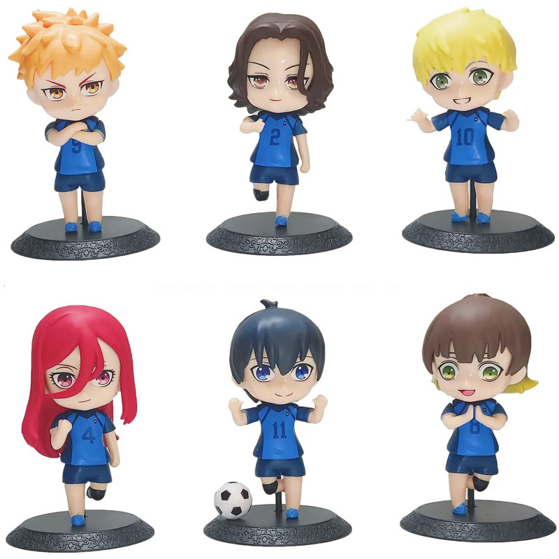Blue Lock Figure Set 6 Pcs