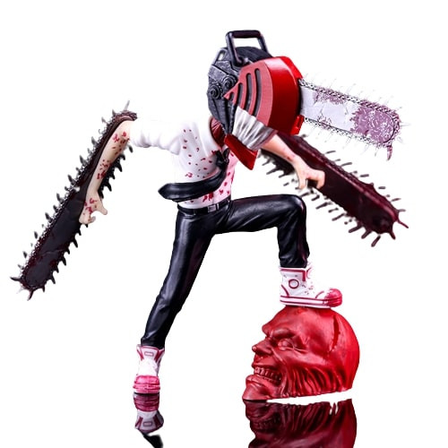Denji From Chainsaw Man Mini Figure Statue