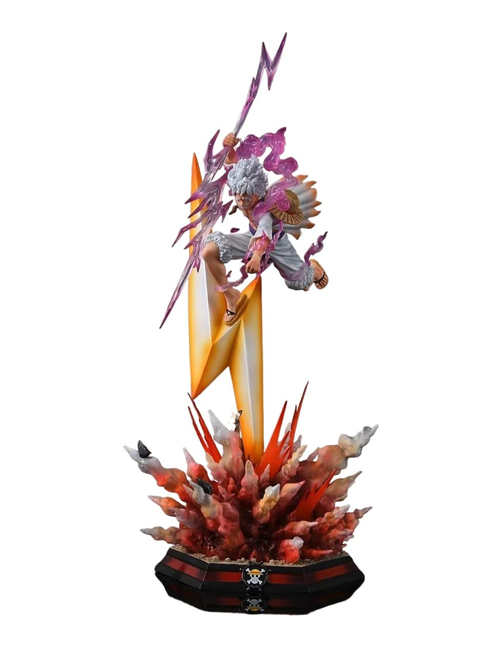One Piece Luffy Gear 5 Nika Luffy Sun God GK Figure Statue