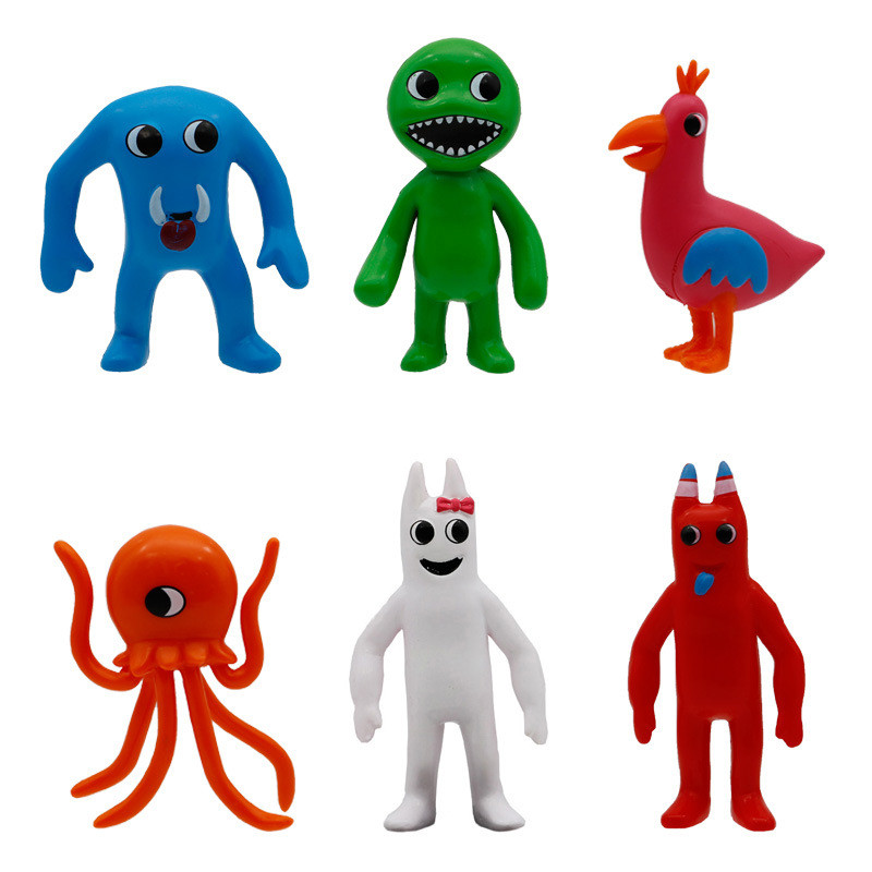 Scary Garten Of Horror Banban Figure Statue 6 Pcs Set
