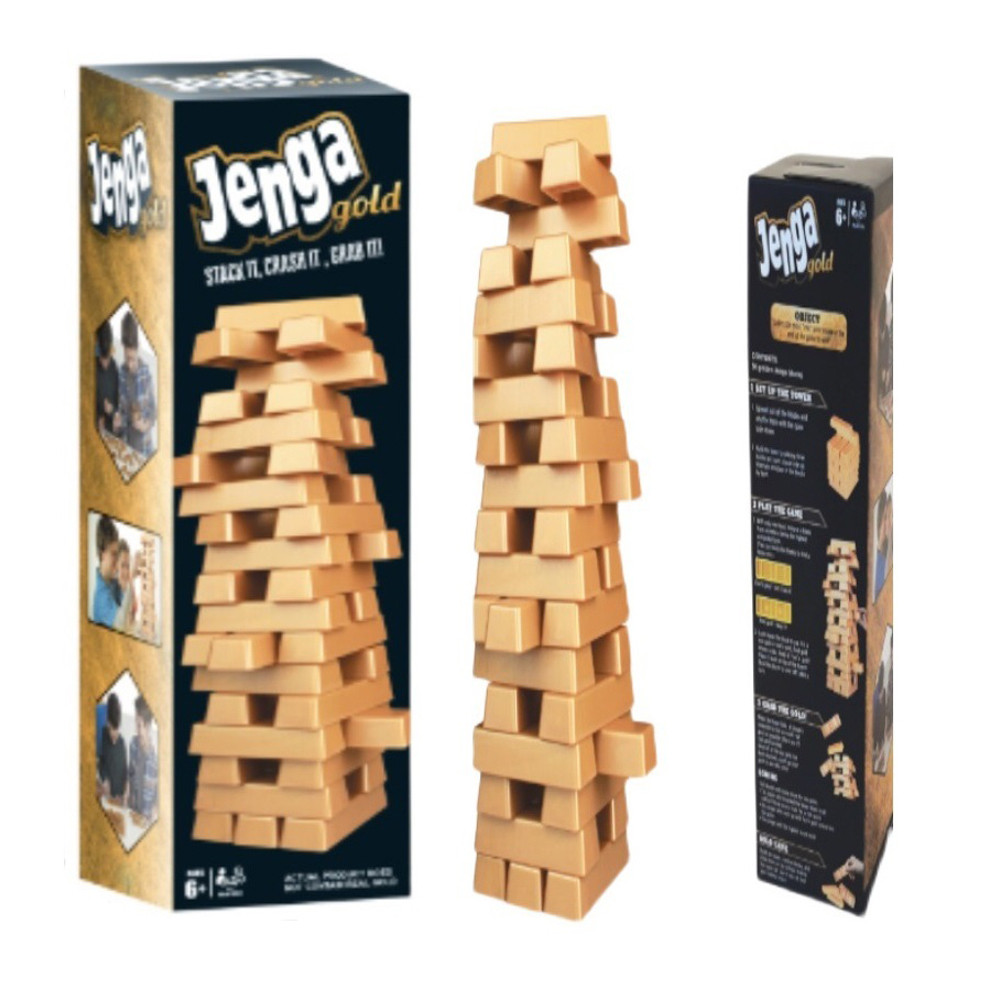 Jenga Gold Board Game