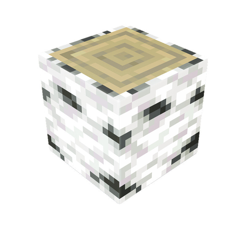 Minecraft Magnetic Birch Blocks Kit Toy 3 Pcs Set