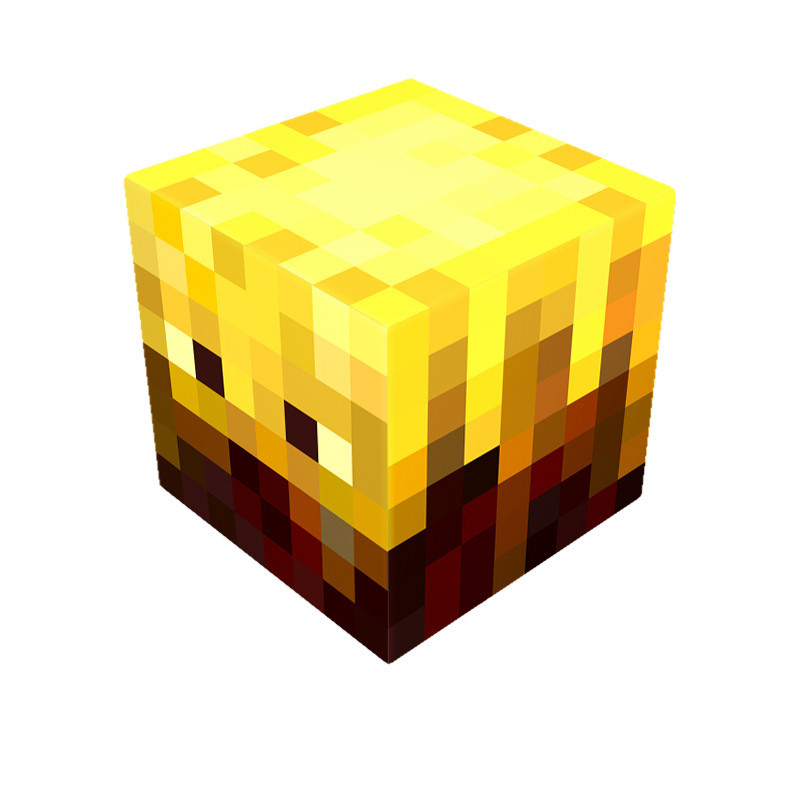 Minecraft Magnetic Blaze Blocks Kit Toy 3 Pcs Set