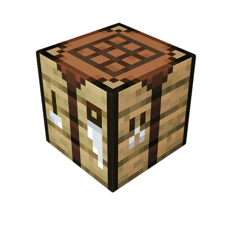 Minecraft Magnetic Crafting Table Blocks Kit Toy 3 Pcs Set