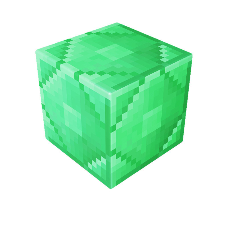 Minecraft Magnetic Emerald Blocks Kit Toy 3 Pcs Set
