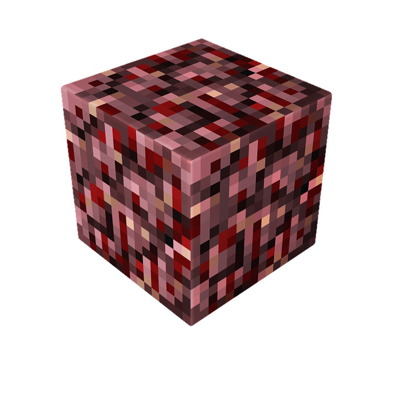 Minecraft Magnetic Netherrack Blocks Kit Toy 3 Pcs Set