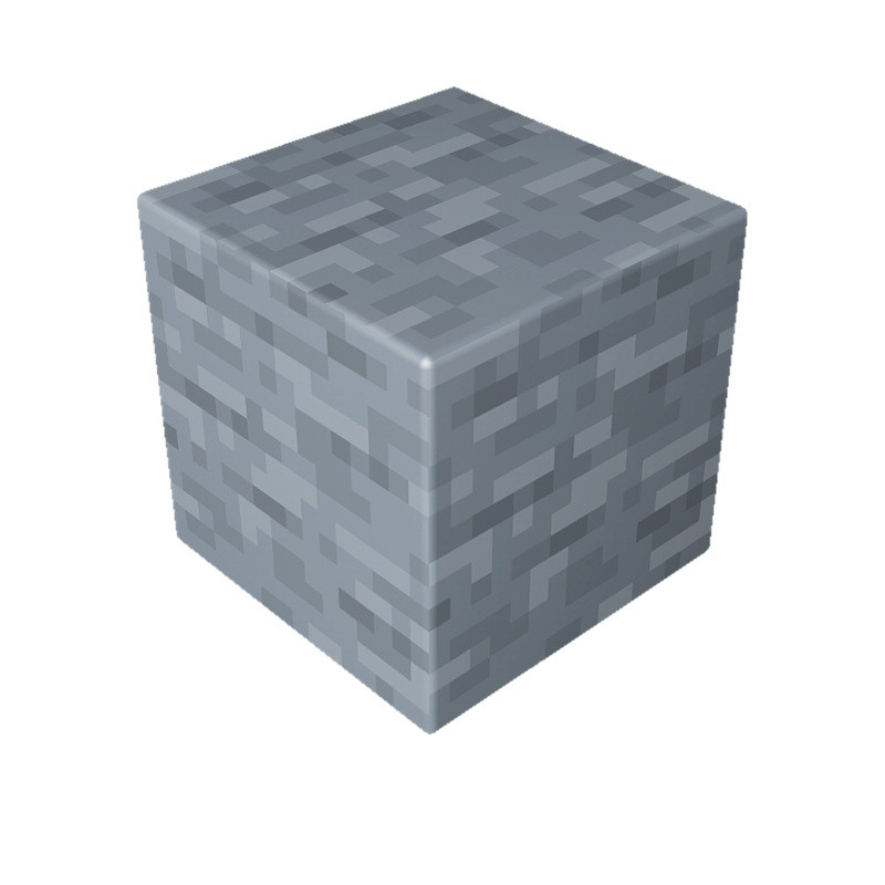 Minecraft Magnetic Stone Blocks Kit Toy 3 Pcs Set