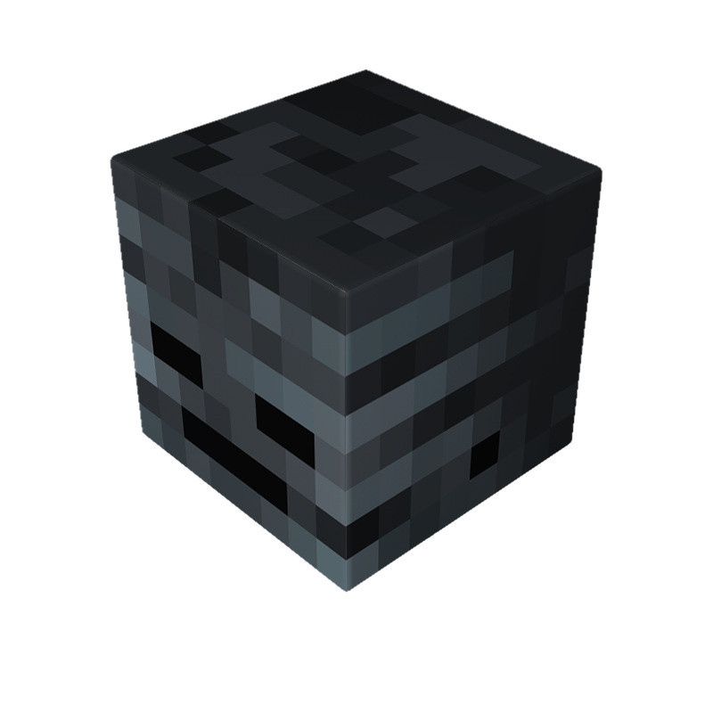 Minecraft Magnetic Wither Skeleton Blocks Kit Toy 3 Pcs Set