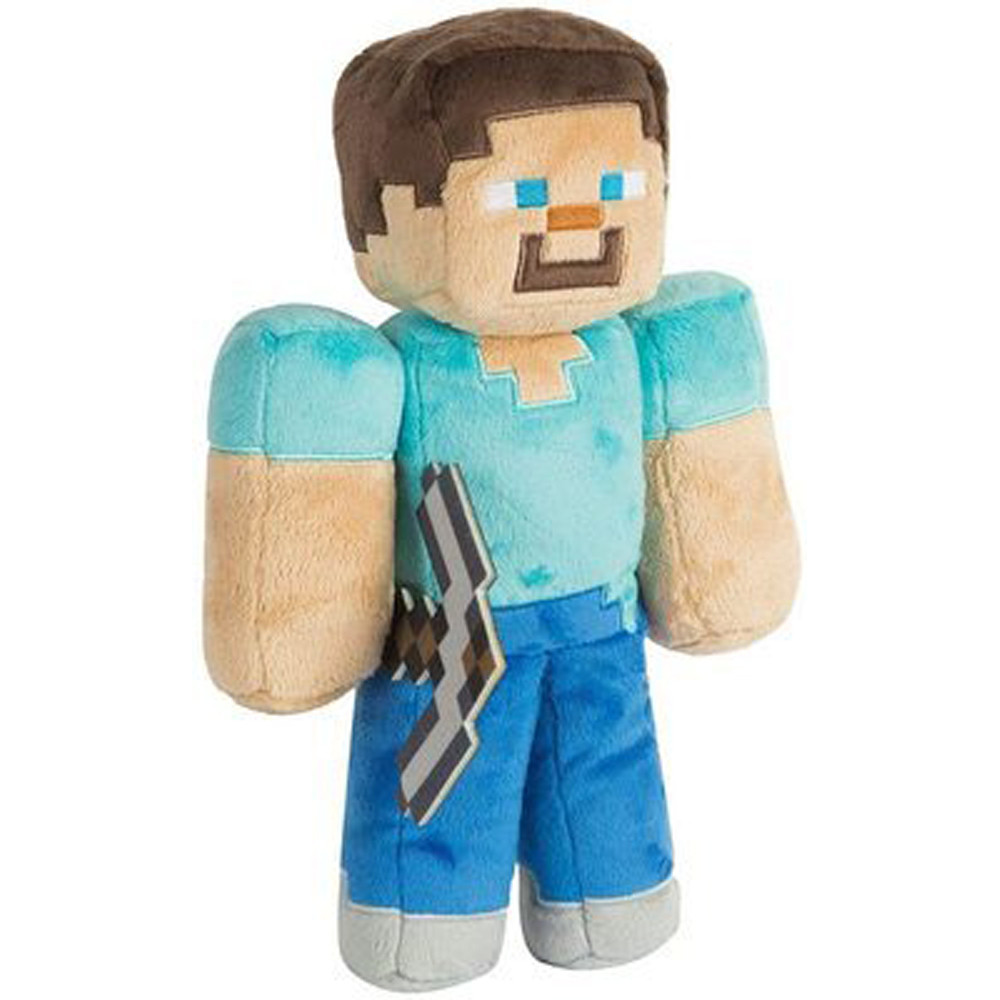 Steve With Pickaxe From Minecraft Plush Toy
