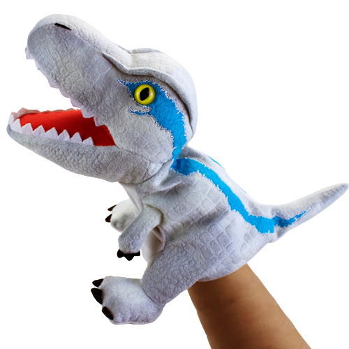 Raptor Hand Puppet Dinosaur Plush Toy