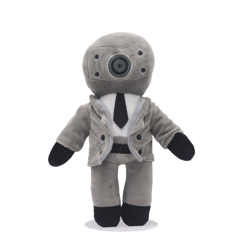 Skibidi Toilet Normal Speakerman Grey Suit Plush Toy