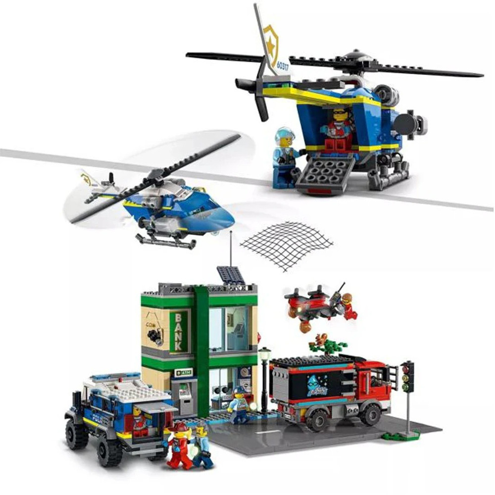 City Police Chase at the Bank 60317 Brick Building Kit