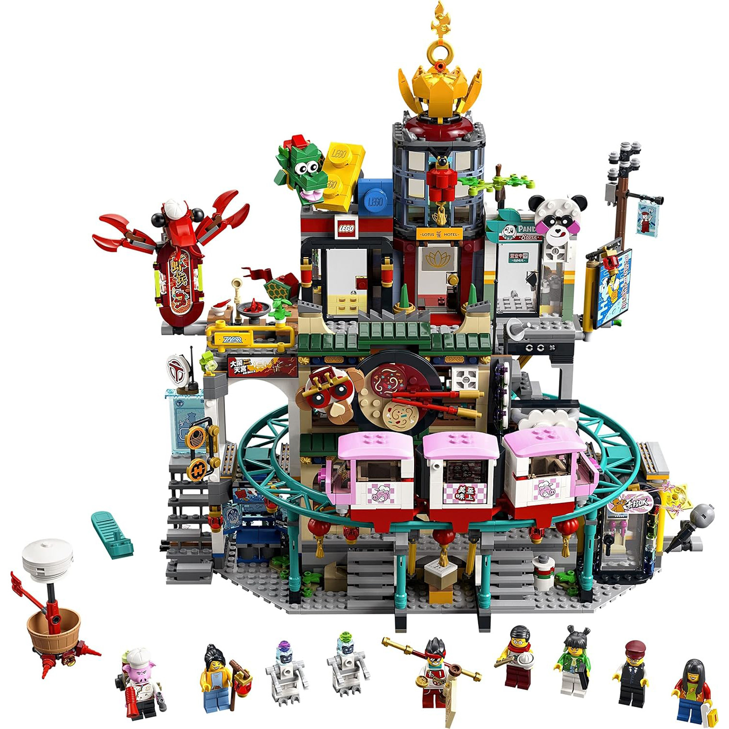 Monkie Kid The City of Lanterns 80036 Brick Building Kit