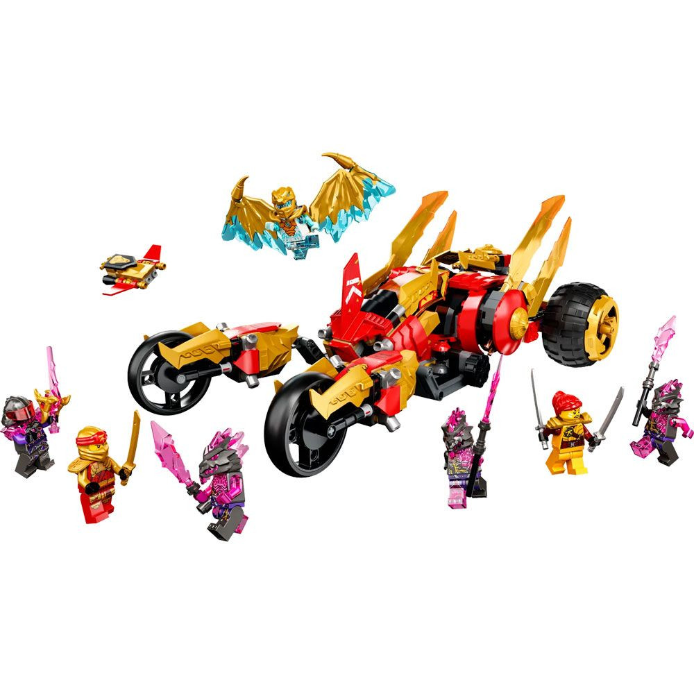 Ninjago Kai’s Golden Dragon Raider 71773 Brick Building Kit