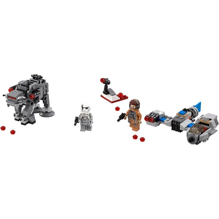 Star Wars Ski Speeder vs First Order Walker Microfighters 75195 Brick Building Kit