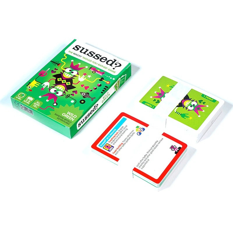 Sussed? Wild Green Card Game