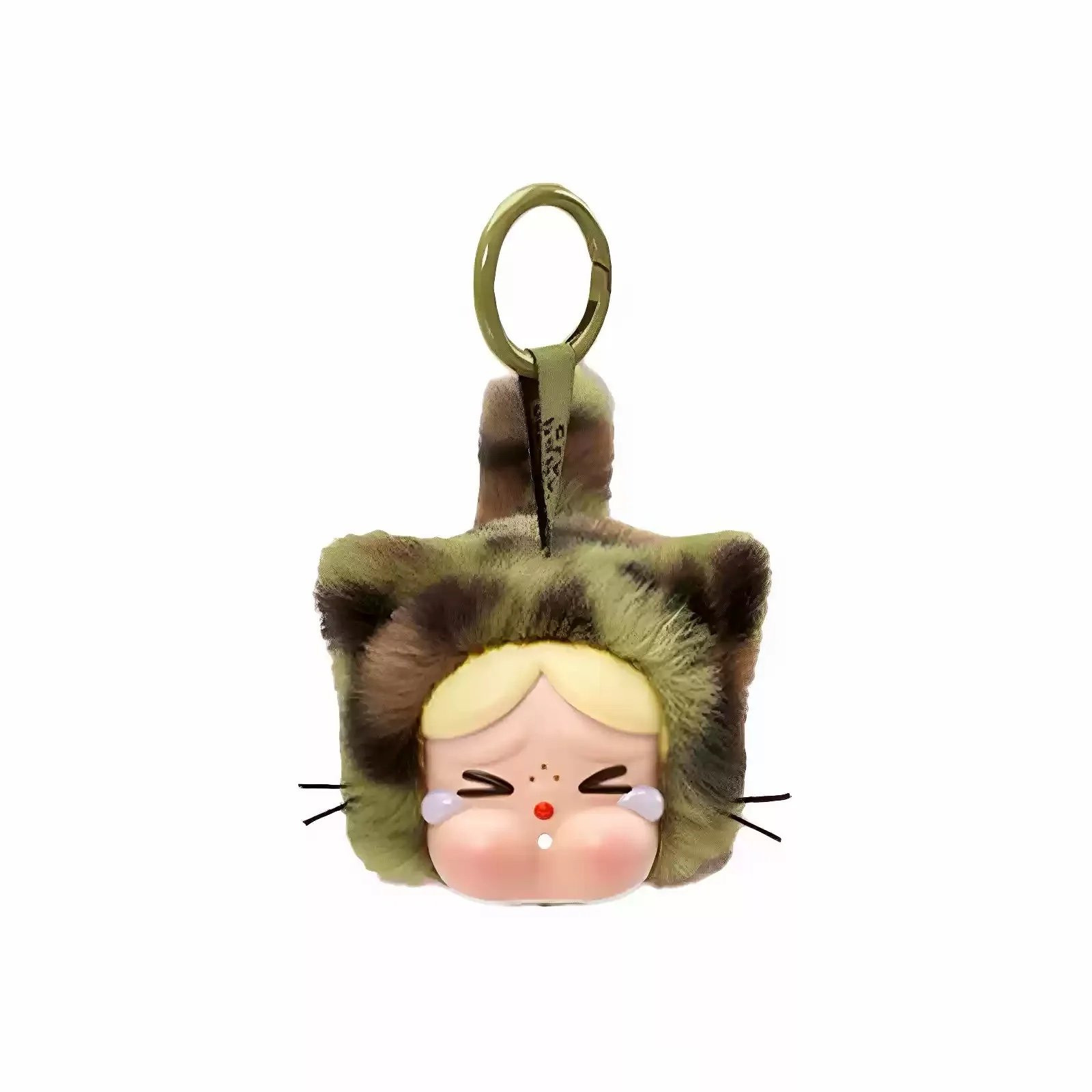 Popmart Crybaby Wild But Cutie Series Vinyl Face Plush 10cm 4inches Camo Cutie