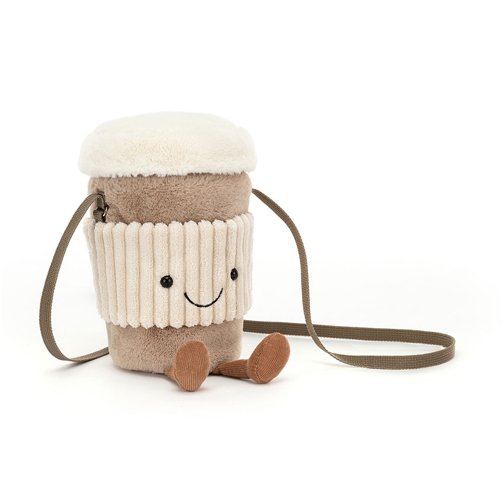 Jellycat Amuseables Coffee-To-Go Bag Soft Stuffed Plush 20cm 7.87inches