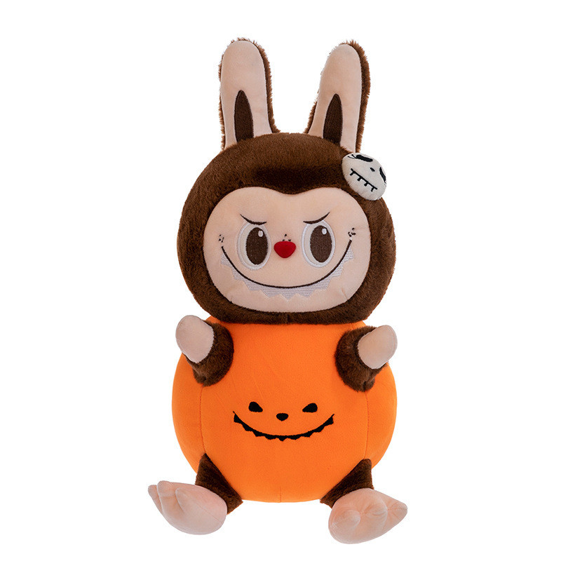 Labubu The Monsters Halloween Pumpkin Plush Toy Multiple Sizes