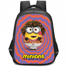 Minions Dave Backpack StudentPack - Dave Holding Lollipop Retro Poster