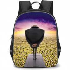 Minions Gru Backpack StudentPack - Gru Standing In Front Of Minions Movie Art