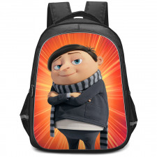 Minions Gru Backpack StudentPack - Young Gru Posture Portrait Movie Art