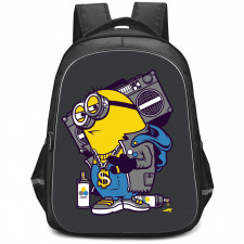 Minions Kevin Backpack StudentPack - Kevin Swag Carrying Radio Cartoon Art