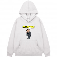 Minions Gru Hoodie Hooded Sweatshirt Sweater Jacket - Gru Kid Portrait