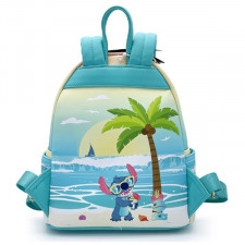 Stitch Sandcastle Beach Loungefly Mini Backpack - Stitch Sandcastle Beach Loungefly