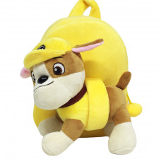 Paw Patrol Rubble Plush Kids Preschool Kindergarten Backpack Rucksack