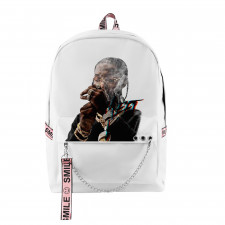 Pop Smoke Backpack Rucksack White