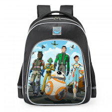 Star Wars Resistance Characters School Backpack