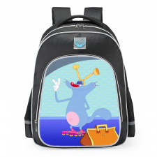 Oggy And The Cockroaches Monica School Backpack