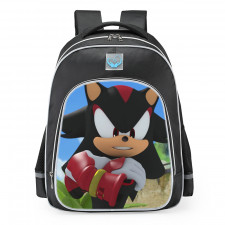 Sonic Dash Shadow The Hedgehog School Backpack