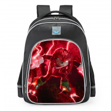 Sonic The Hedgehog Knuckles The Echidna School Backpack