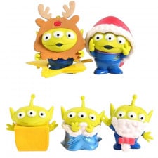 Toy Story Aliens Christmas Celebration Figure Set 5 Pcs