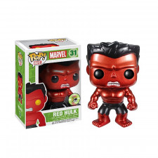 Funko Pop Red Hulk Metallic #31 Vinyl Figure