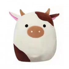 Squishmallows Ronnie White And Brown Cow Plush Toy