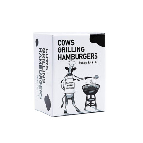 Cows Grilling Hamburgers Party Card Game